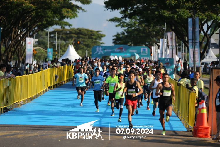 Race photo from KBP City Run 2024