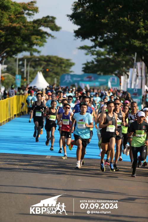 Race photo from KBP City Run 2024