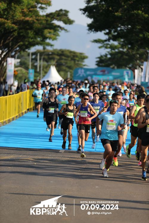 Race photo from KBP City Run 2024