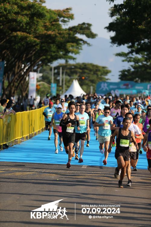 Race photo from KBP City Run 2024