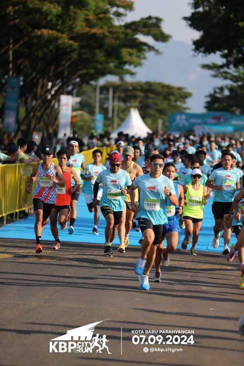 Race photo from KBP City Run 2024