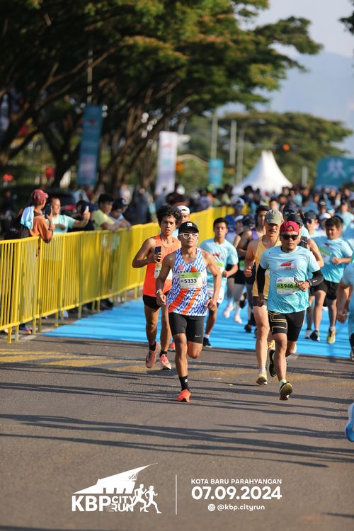 Race photo from KBP City Run 2024