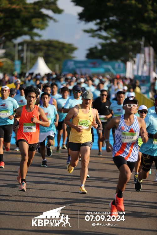 Race photo from KBP City Run 2024