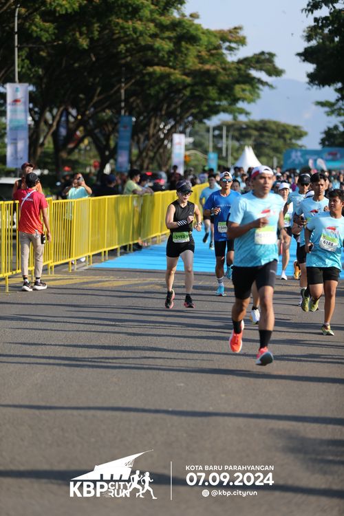 Race photo from KBP City Run 2024