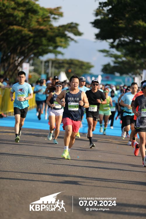 Race photo from KBP City Run 2024