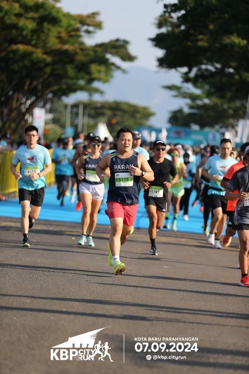 Race photo from KBP City Run 2024