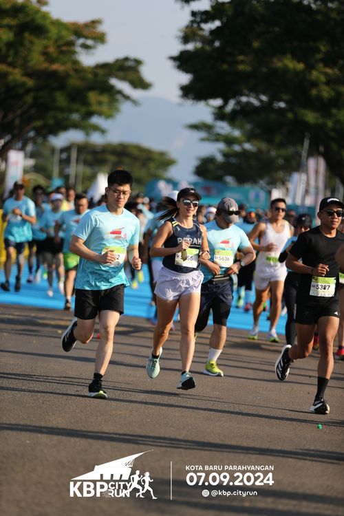 Race photo from KBP City Run 2024