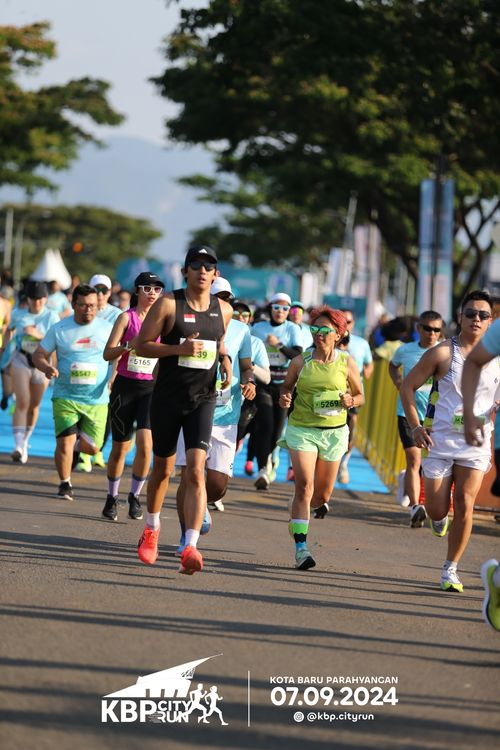 Race photo from KBP City Run 2024