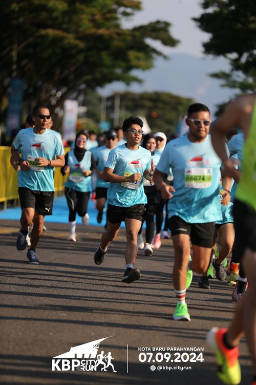Race photo from KBP City Run 2024