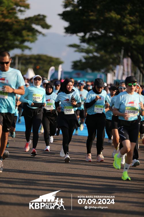 Race photo from KBP City Run 2024
