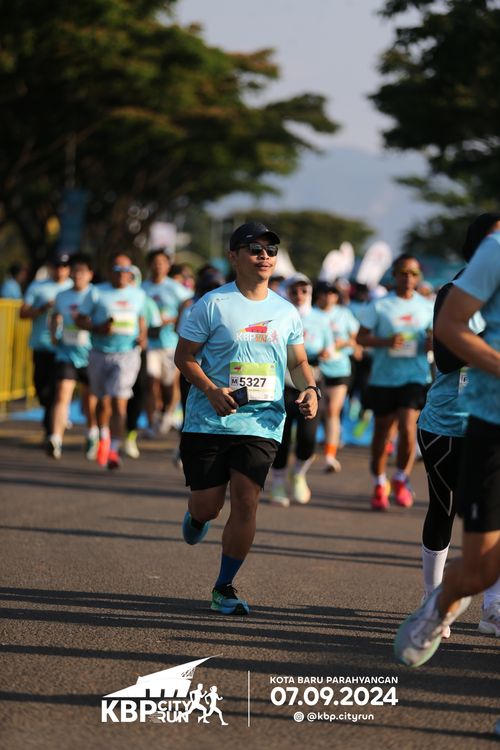 Race photo from KBP City Run 2024