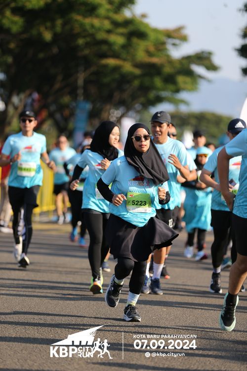Race photo from KBP City Run 2024
