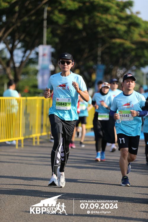 Race photo from KBP City Run 2024