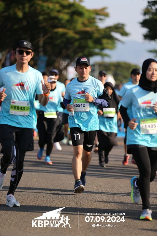 Race photo from KBP City Run 2024