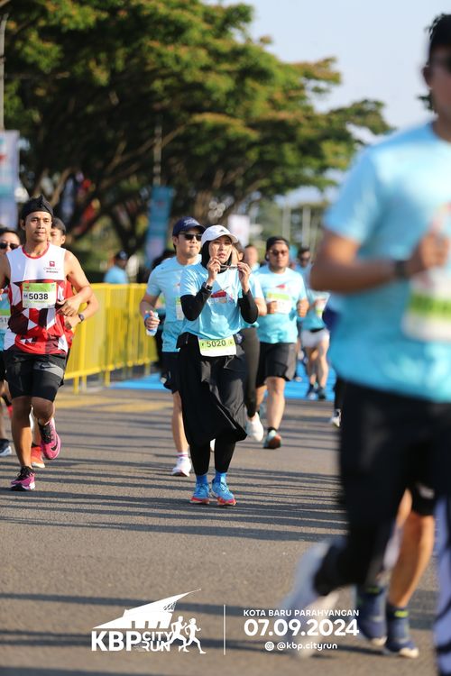 Race photo from KBP City Run 2024