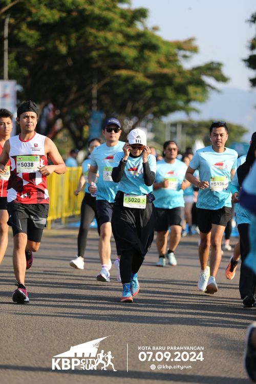 Race photo from KBP City Run 2024