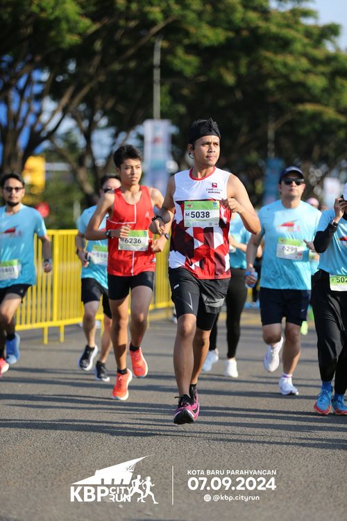 Race photo from KBP City Run 2024