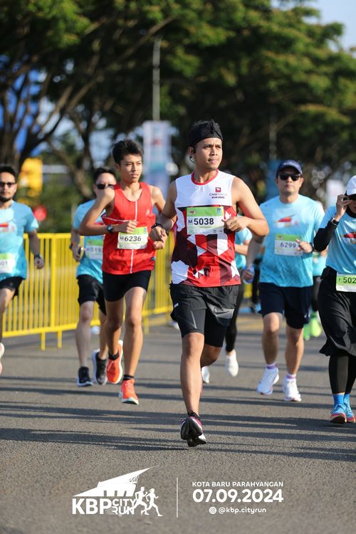 Race photo from KBP City Run 2024