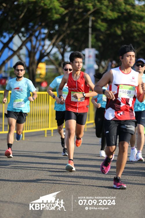 Race photo from KBP City Run 2024