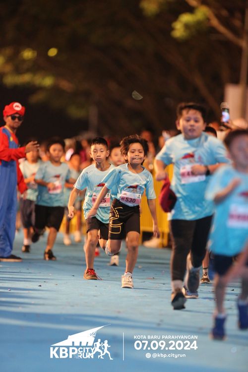 Race photo from KBP City Run 2024