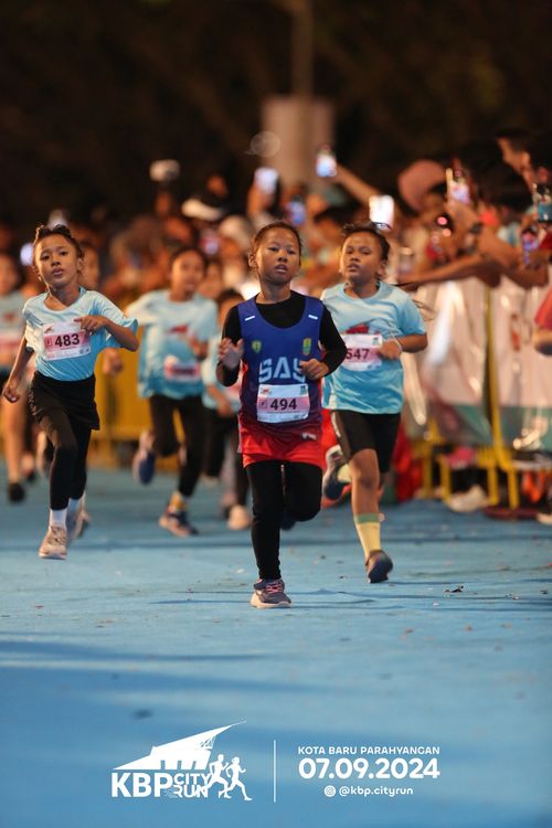 Race photo from KBP City Run 2024