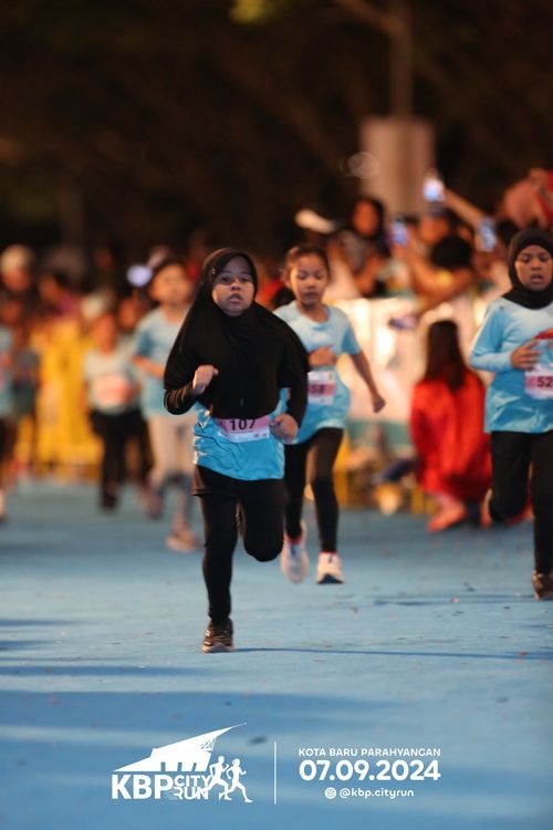Race photo from KBP City Run 2024