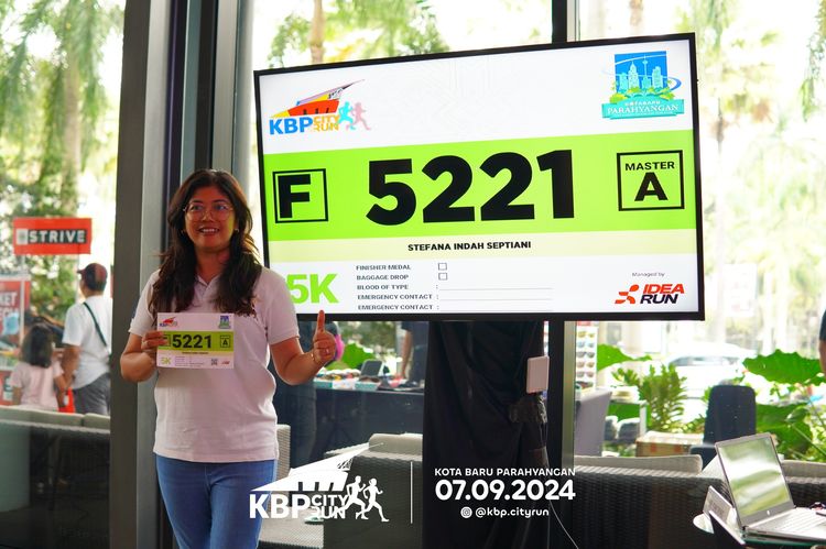 Race photo from KBP City Run 2024