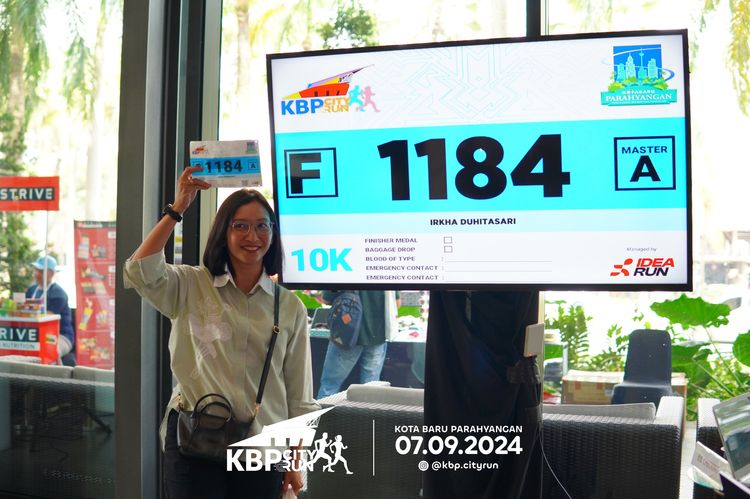 Race photo from KBP City Run 2024