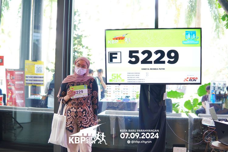 Race photo from KBP City Run 2024