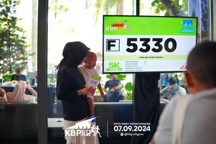 Race photo from KBP City Run 2024