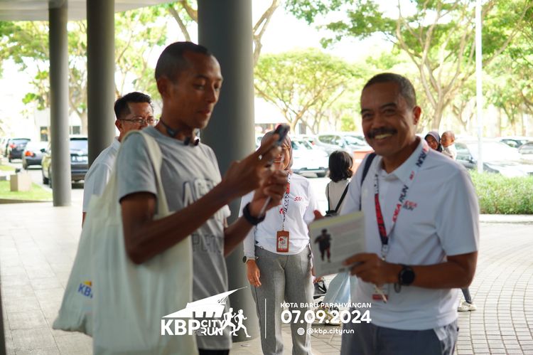 Race photo from KBP City Run 2024
