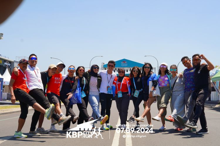 Race photo from KBP City Run 2024