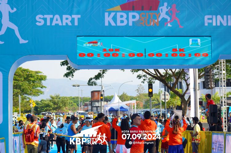 Race photo from KBP City Run 2024