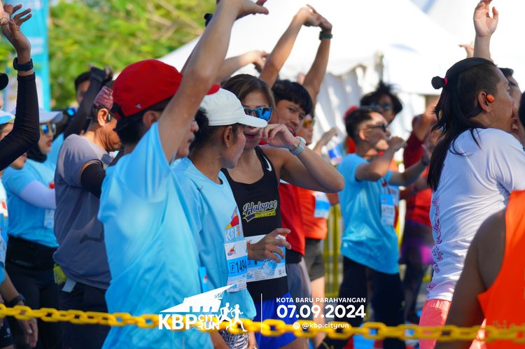 Race photo from KBP City Run 2024