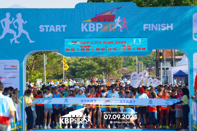 Race photo from KBP City Run 2024