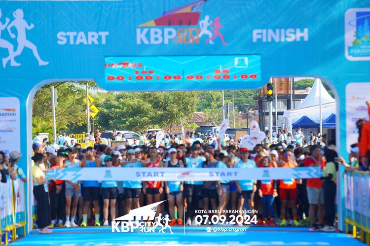 Race photo from KBP City Run 2024