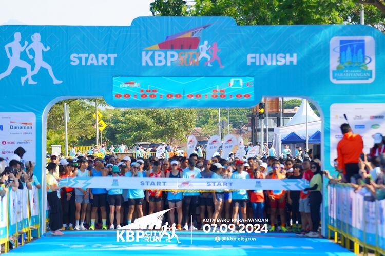 Race photo from KBP City Run 2024