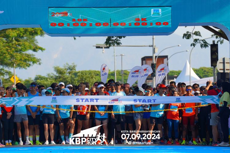 Race photo from KBP City Run 2024