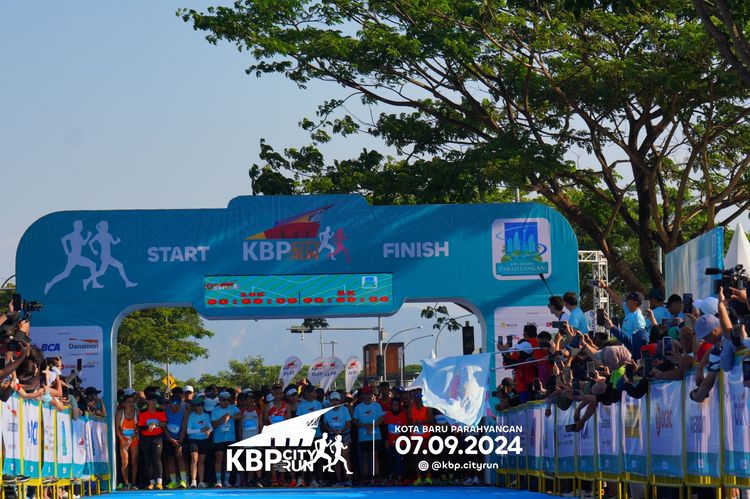 Race photo from KBP City Run 2024