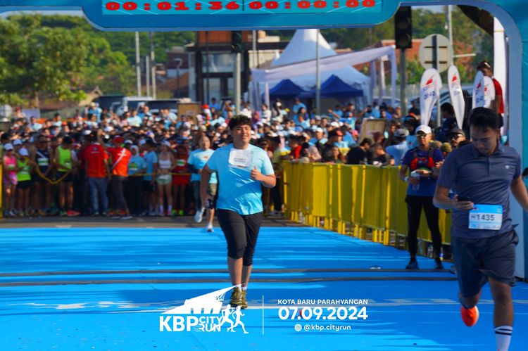 Race photo from KBP City Run 2024