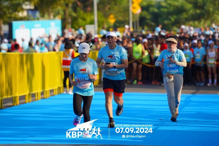 Race photo from KBP City Run 2024