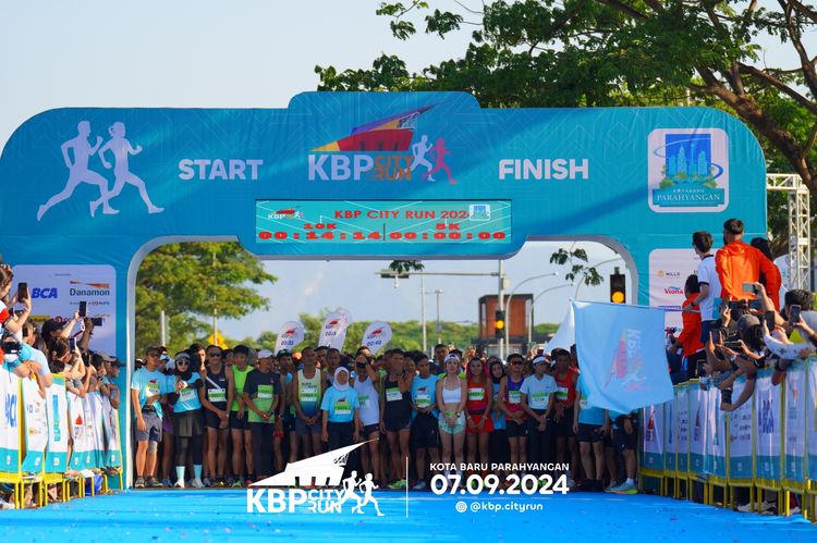 Race photo from KBP City Run 2024