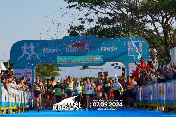 Race photo from KBP City Run 2024
