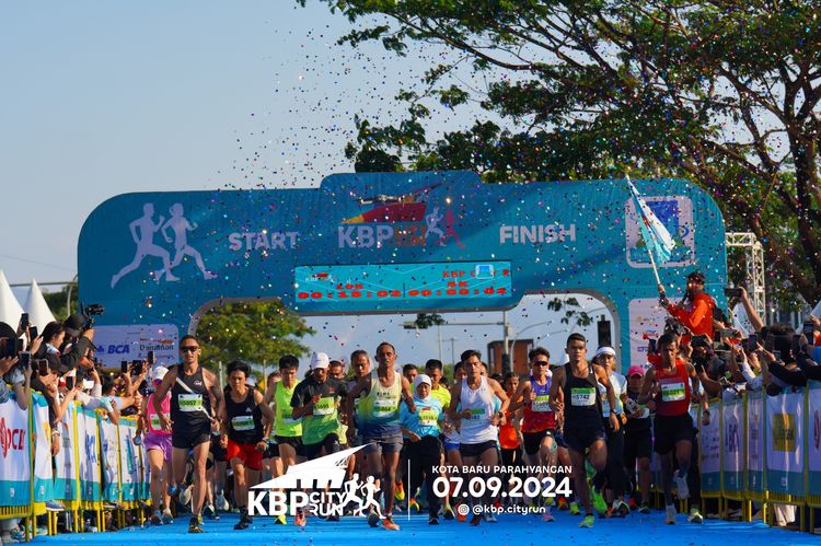 Race photo from KBP City Run 2024