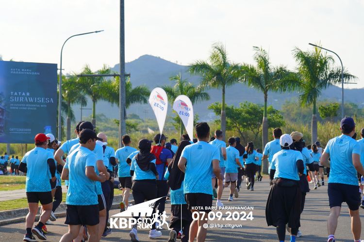 Race photo from KBP City Run 2024