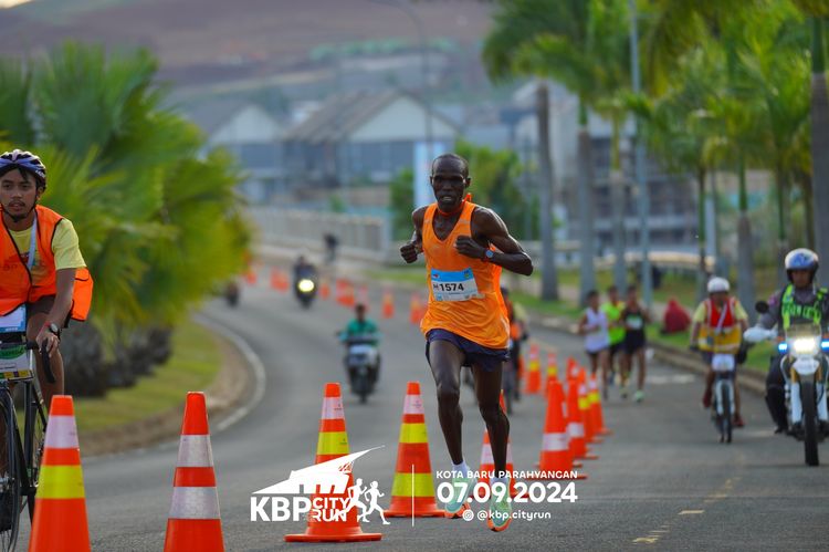 Race photo from KBP City Run 2024