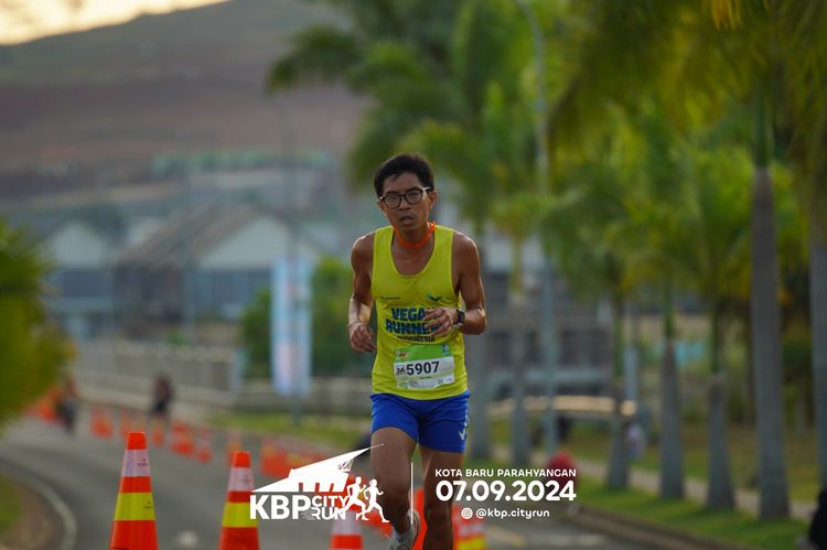 Race photo from KBP City Run 2024