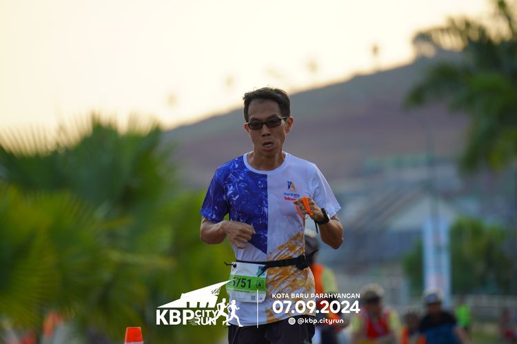 Race photo from KBP City Run 2024