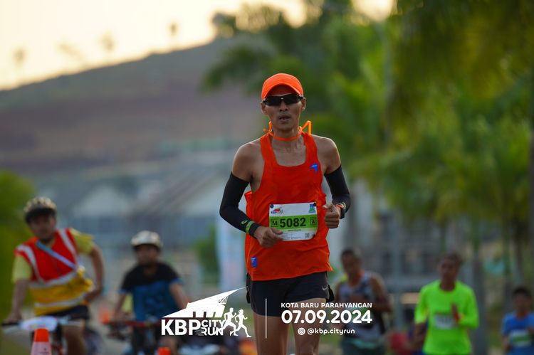 Race photo from KBP City Run 2024