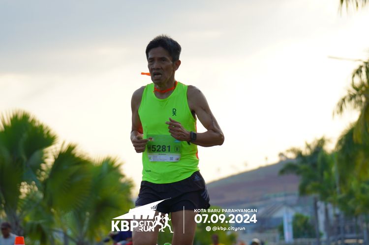 Race photo from KBP City Run 2024